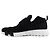 Hermès Sneakers Noire da donna in scamosciato nero con velcro - vista 4