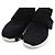 Hermès Sneakers Noire da donna in scamosciato nero con velcro - vista 5