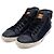 Louis Vuitton Sneakers alte in tela blu navy da uomo - vista 3