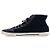Louis Vuitton Sneakers alte in tela blu navy da uomo - vista 4
