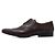 Hermès Mocassini Derby da uomo in pelle marrone