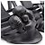 Chanel Scarpe con cinturino da donna in pelle nera con camelia CC Nero - vista 8