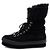 Louis Vuitton Sneakers da donna in scamosciato nero e pelliccia di coniglio