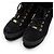 Louis Vuitton Sneakers da donna in scamosciato nero e pelliccia di coniglio - vista 5