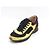 Chanel Sneaker in Tweed Oro Metallizzato da Donna Nero - vista 2