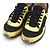 Chanel Sneaker in Tweed Oro Metallizzato da Donna Nero - vista 5