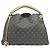 Artsy Louis Vuitton Borsa hobo a tracolla in tela Monogram Marrone - vista 10