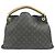 Artsy Louis Vuitton Borsa hobo a tracolla in tela Monogram Marrone - vista 13