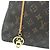 Artsy Louis Vuitton Borsa hobo a tracolla in tela Monogram Marrone - vista 16