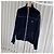 Céline Giacca in Velluto con Zip Velour Navy - vista 2