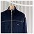 Céline Giacca in Velluto con Zip Velour Navy - vista 4