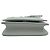 Maison Martin Margiela Cartera de cadena WOC en cuero con pespuntes White Gray - vista 15