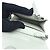 Maison Martin Margiela Cartera de cadena WOC en cuero con pespuntes White Gray - vista 18