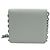 Maison Martin Margiela Cartera de cadena WOC en cuero con pespuntes White Gray - vista 5