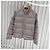 Hermès Celia Nylon Steppjacke Beige Braun - Ansicht 2