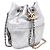 Chanel Borsa a secchiello Gabrielle, borsa a tracolla e borsa crossbody Argento - vista 2