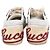 Gucci Sneakers in PVC con logo GG e cuciture tricolore Bianco - vista 4