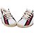 Gucci Sneakers in PVC con logo GG e cuciture tricolore Bianco - vista 6