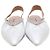 Miu Miu Slingback-Flachschuhe mit kubischem Silberband - Ansicht 2