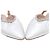 Miu Miu Slingback-Flachschuhe mit kubischem Silberband - Ansicht 6