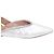 Miu Miu Slingback-Flachschuhe mit kubischem Silberband - Ansicht 7