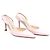 Manolo Blahnik Décolleté slingback in pelle Caroline Rosa - vista 3