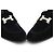 Hermès Mocassino Paris in scamosciato con logo dorato da donna Nero - vista 6