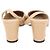 Chanel Décolleté bicolore con tacco logo CC e slingback Marrone - vista 4