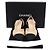 Chanel Décolleté bicolore con tacco logo CC e slingback Marrone - vista 8