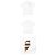 Burberry Polo a maniche corte ricamato con colletto classico per bambini (White) Bianco - vista 3