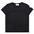 Moncler T-shirt per bambini con logo con scritte ricamate (Nero)