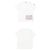 Moncler Kurzärmeliges Baumwoll-T-Shirt mit Logo-Print (Weiß) - Ansicht 3