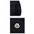 Moncler Pantaloncini dritti in cotone con patch logo (Navy) Blu - vista 4