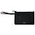 Burberry Clutch Pouch in pelle granulata con tracolla nero
