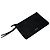Burberry Clutch Pouch in pelle granulata con tracolla nero - vista 7