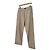 Prada Pantaloni larghi in cotone con logo Triangle da uomo Beige Marrone