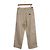 Prada Pantaloni larghi in cotone con logo Triangle da uomo Beige Marrone - vista 5