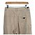 Prada Pantaloni larghi in cotone con logo Triangle da uomo Beige Marrone - vista 7