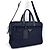 Prada Sac porte-documents cabas en nylon Saffiano Navy Bleu - vue 3