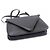 Bottega Veneta Piccola borsa bustina in pelle di vitello nera con catena dorata Nero - vista 5