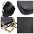 Bottega Veneta Piccola borsa bustina in pelle di vitello nera con catena dorata Nero - vista 6