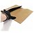 Saint Laurent Clutch Beldujour Monogram in pelle beige Marrone - vista 4