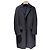 Hermès Virgin Wool Cotton Coat Jacket Grey Brown