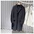 Hermès Virgin Wool Cotton Coat Jacket Grey Brown - view 2