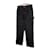 Louis Vuitton Pantaloni Carpenter in Denim Monogram Double Knee Neri Nero
