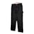 Louis Vuitton Pantaloni Carpenter in Denim Monogram Double Knee Neri Nero - vista 2