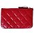 Chanel Mini Classic Pouch aus Kalbsleder Rot Gold - Ansicht 5