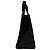 Fendi Borsa tote in cotone, borsa a tracolla, Black, Large Nero - vista 4
