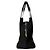 Saint Laurent Borsa Bowling a tracolla in tela a coste con logo ricamato Gosh Nero - vista 4