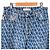 Valentino Pantaloni dritti in denim Garavani con logo jacquard da uomo Blu - vista 6